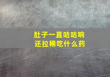 肚子一直咕咕响 还拉稀吃什么药